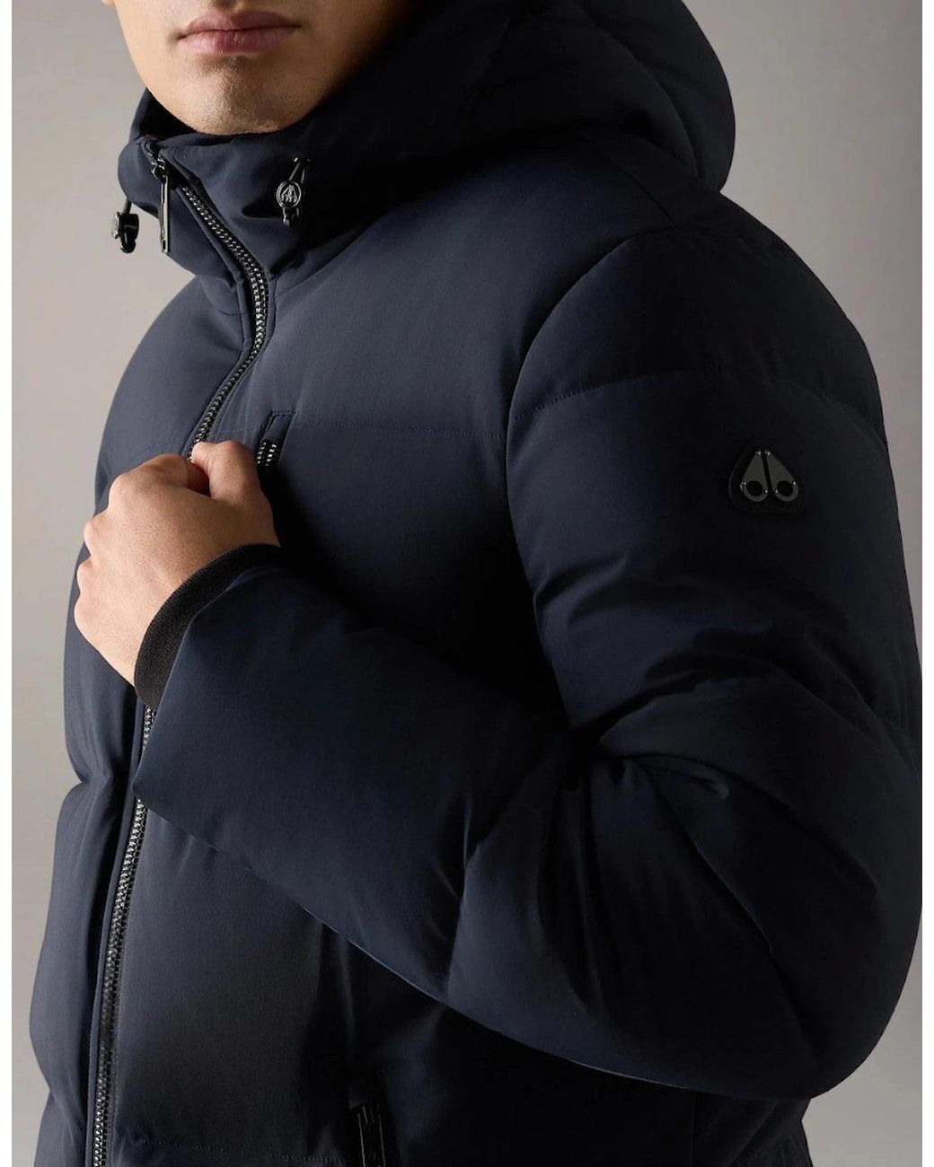 Moose Knuckles Blue Soho 3Q Jacket 833 for men