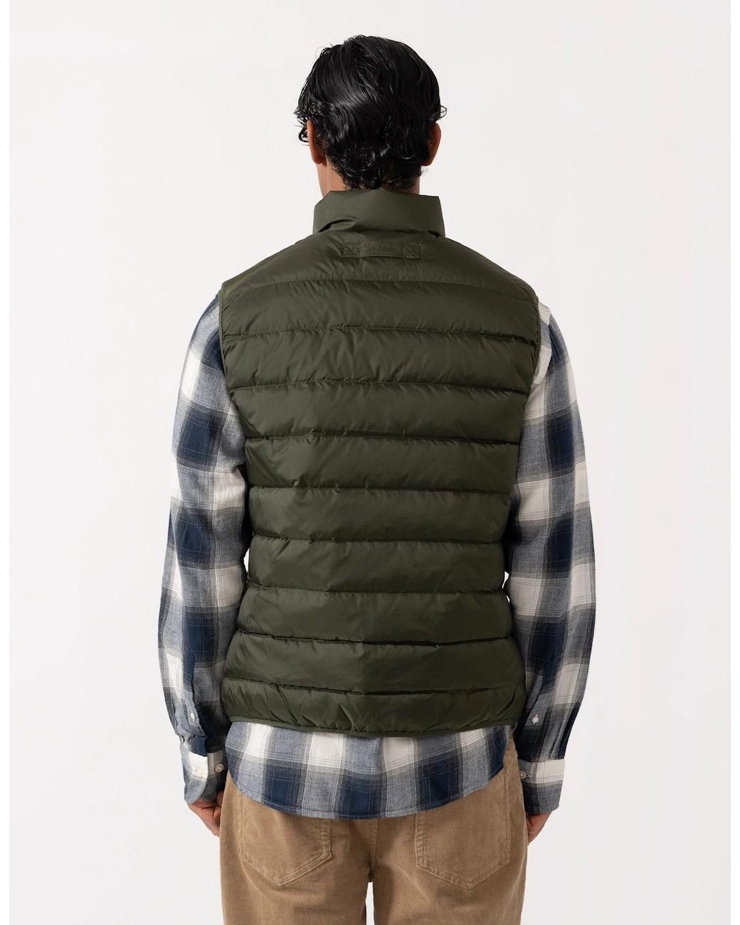 Gant Green Light Down Shield Logo Gilet for men