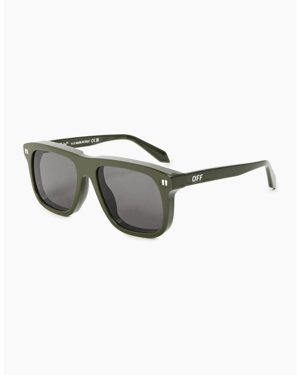 Off-White c/o Virgil Abloh Green Off Clearwater Sungls for men