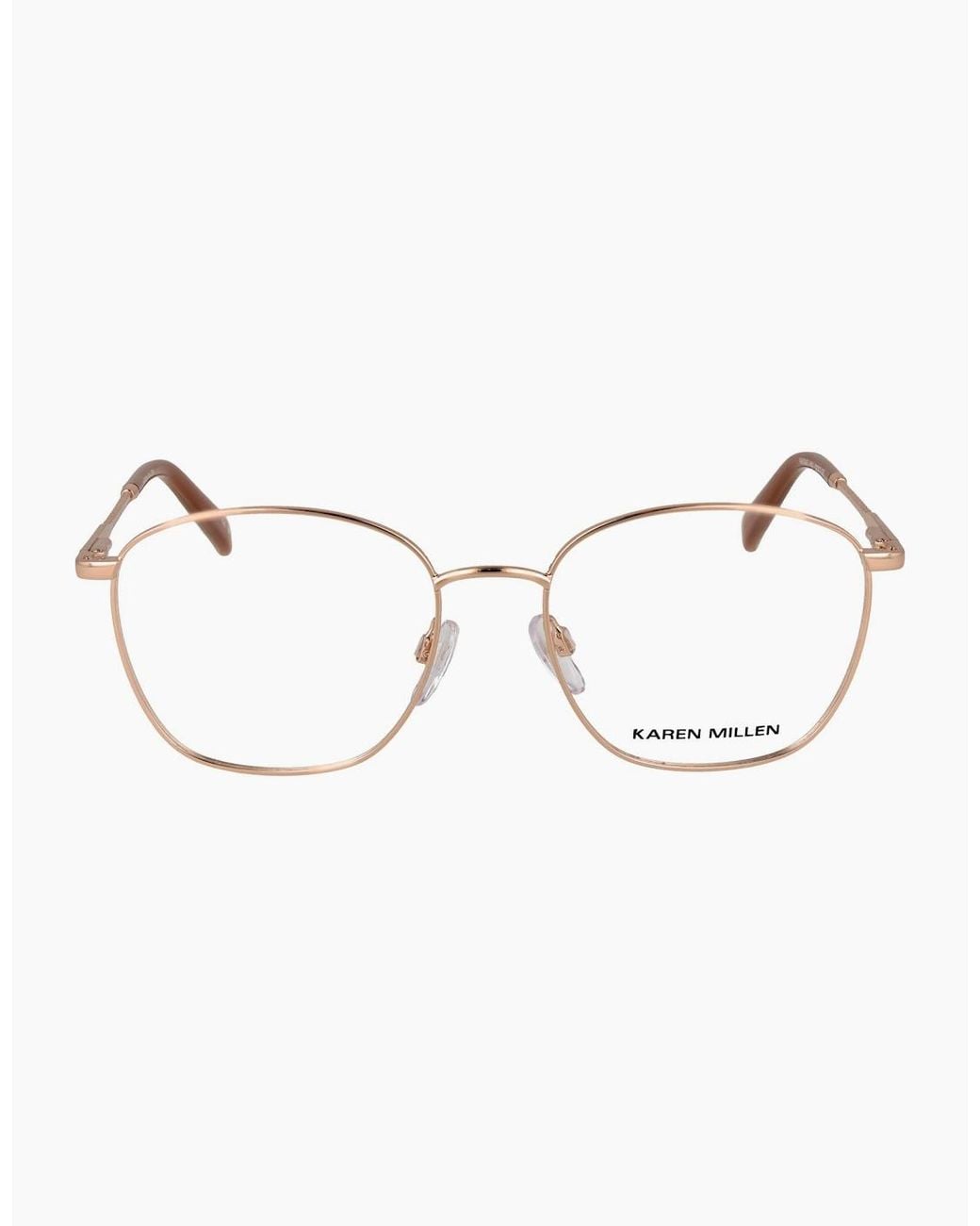 Karen Millen Metallic Optical Frame Km3047 401 52