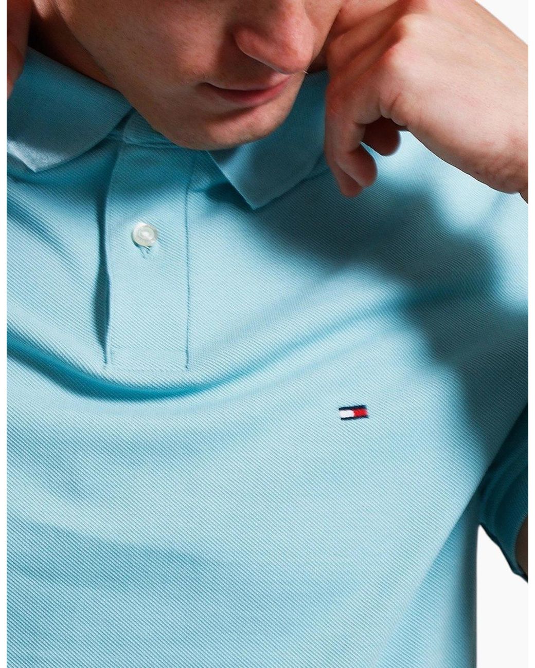 Tommy Hilfiger Blue Polo Shirts Golf Top