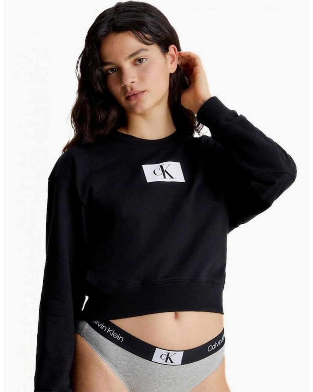 Calvin Klein Black Ck 1996 Lounge Sweatshirt