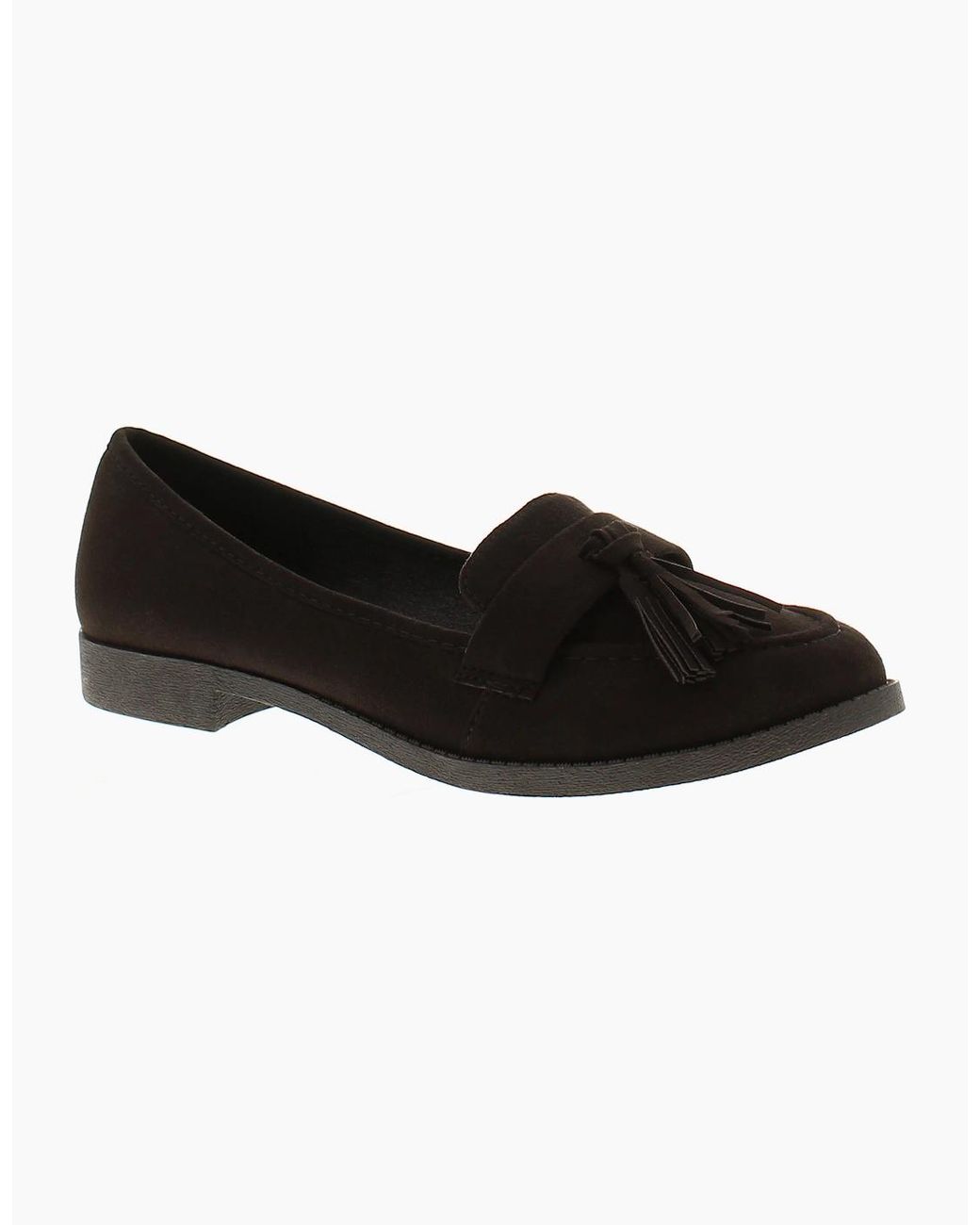 Apache Black Flat Shoes Corky Mf Slip On Uk Size