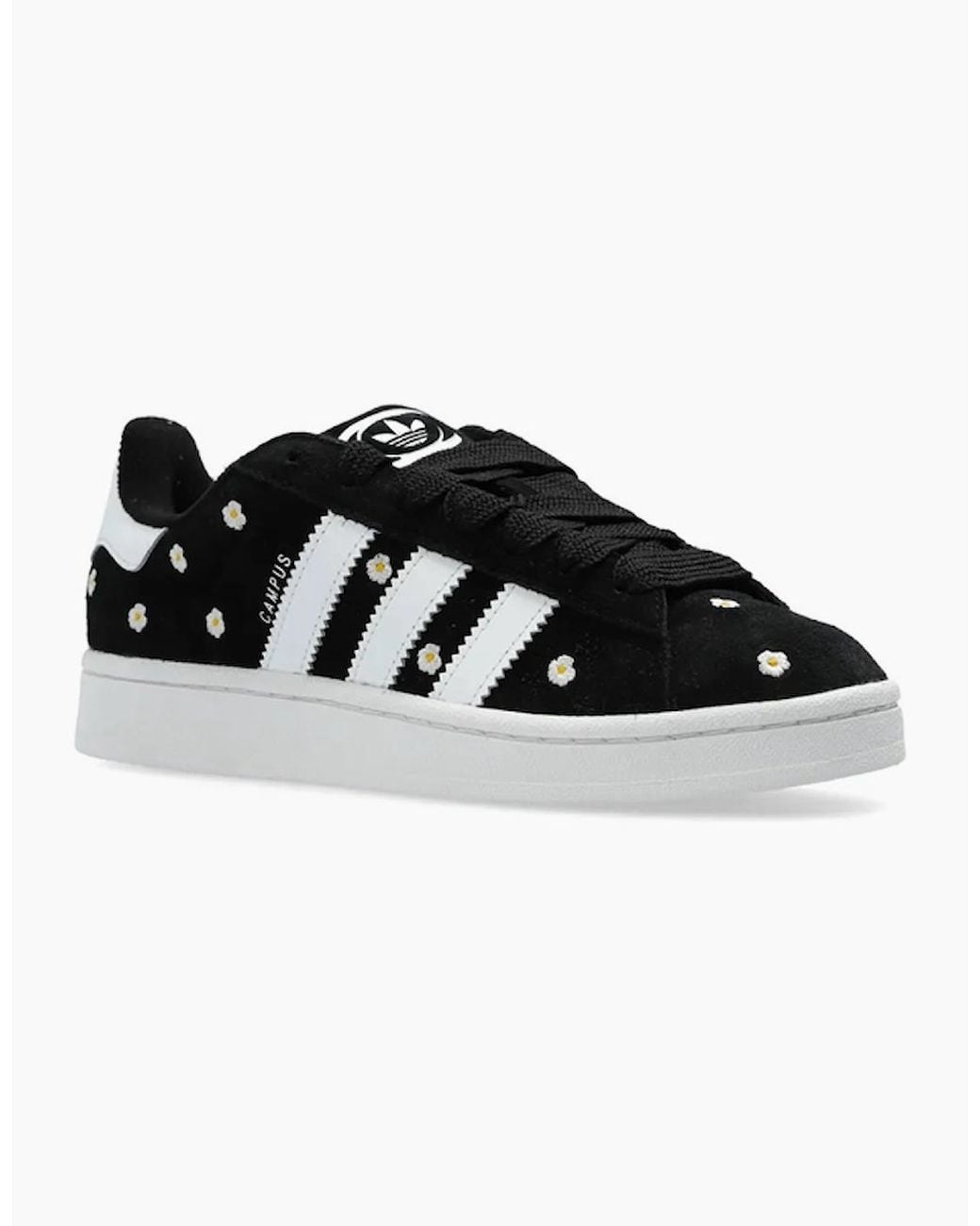 Adidas Black Campus 00S Floral-Embroidery Sneakers