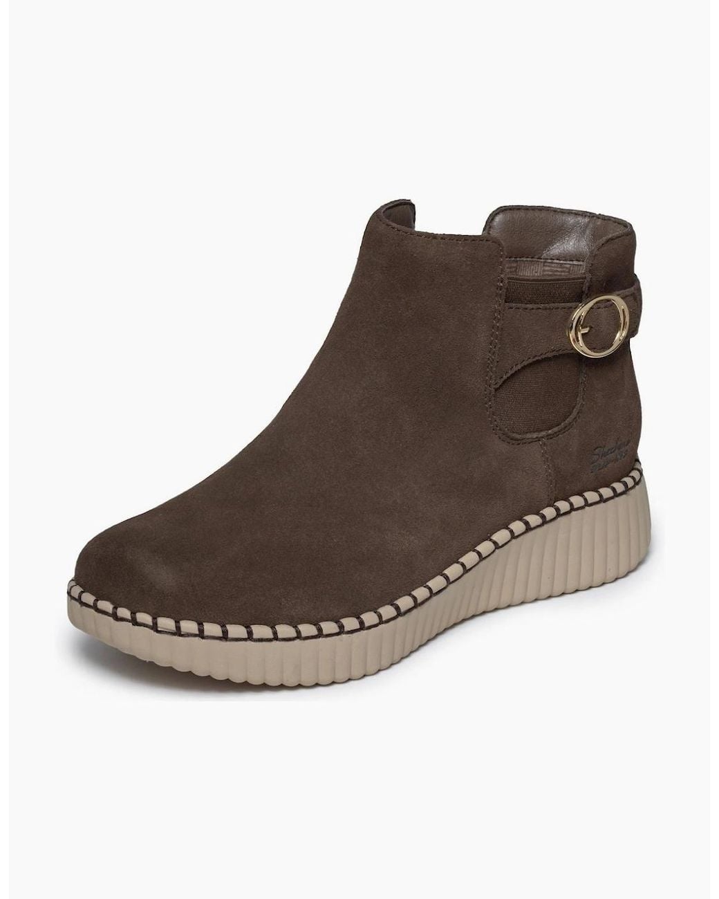 Skechers Brown Wilshire Blvd Darling Moment Ankle Boots