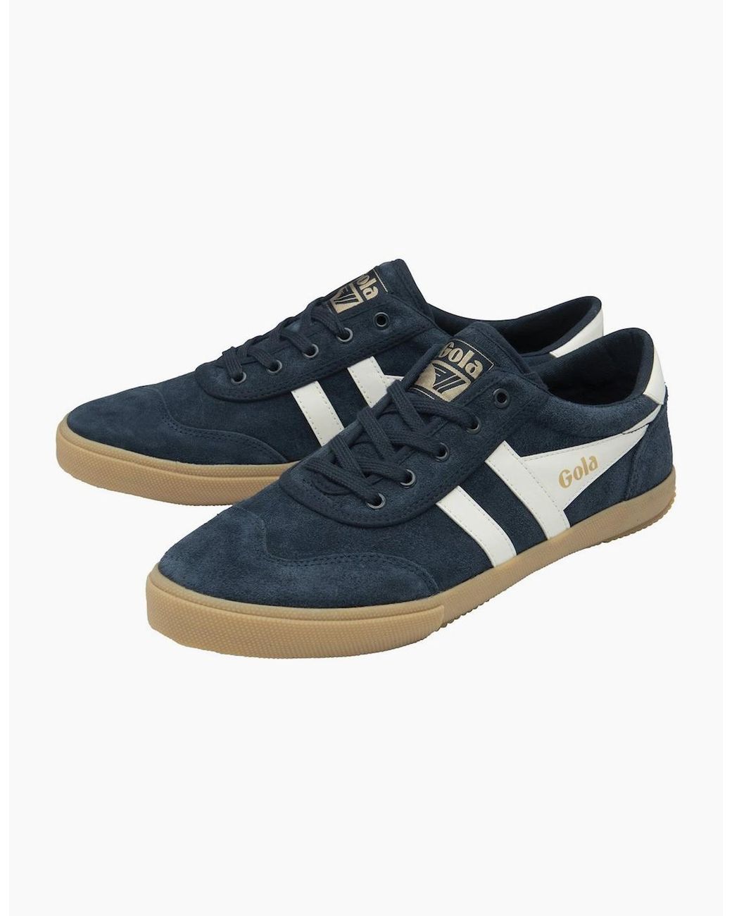 Gola Blue Badminton Suede Trainers for men