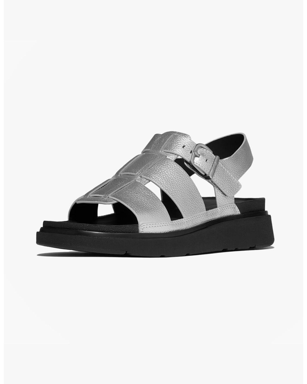 Fitflop Metallic Gen-Ff Tumbled Ankle Strap Sandals
