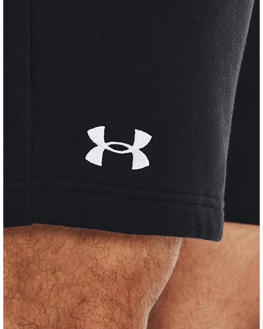 Under Armour Blue Rival Fleece Shorts for men
