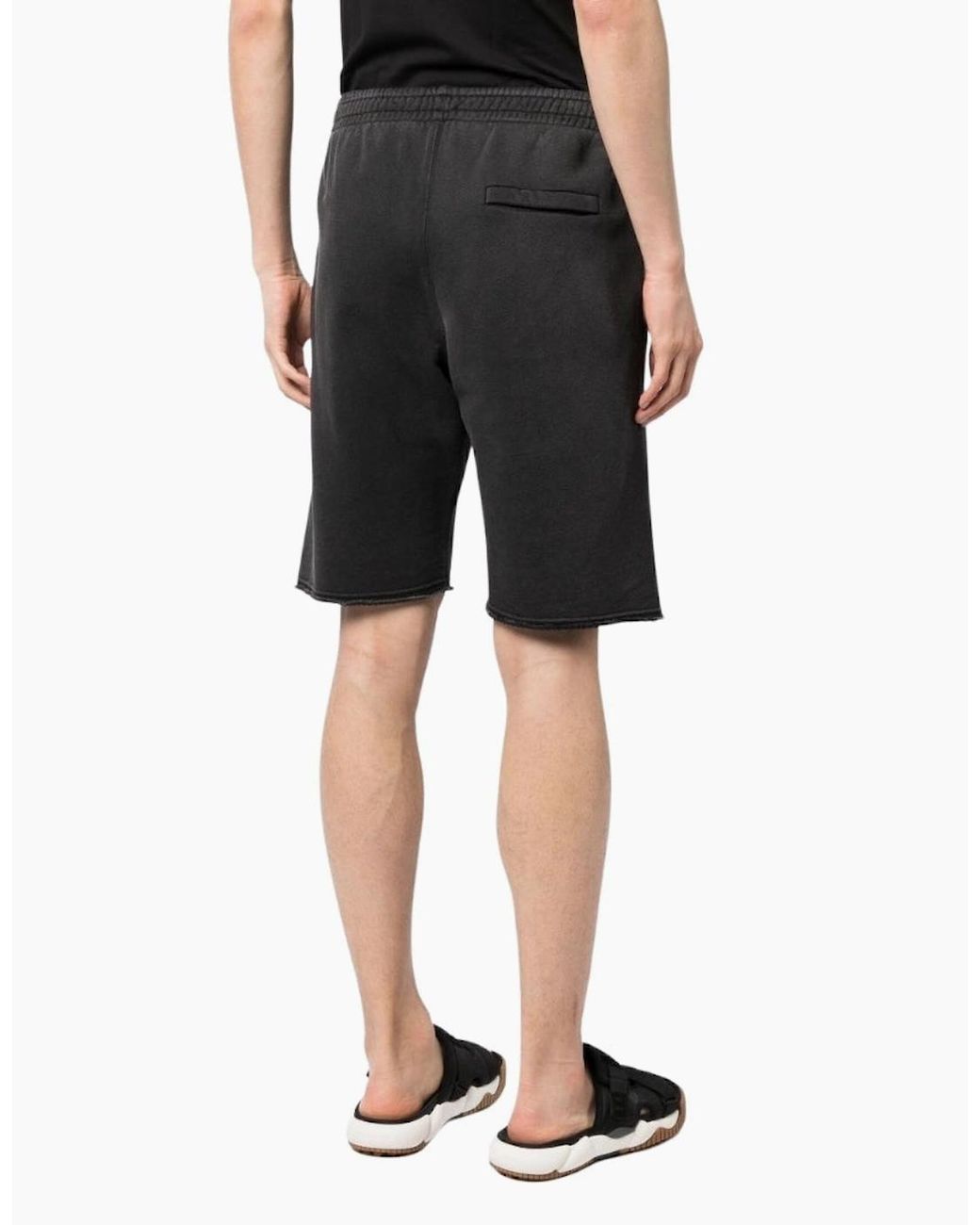 Off-White c/o Virgil Abloh Black Wave Off Sweatshorts for men