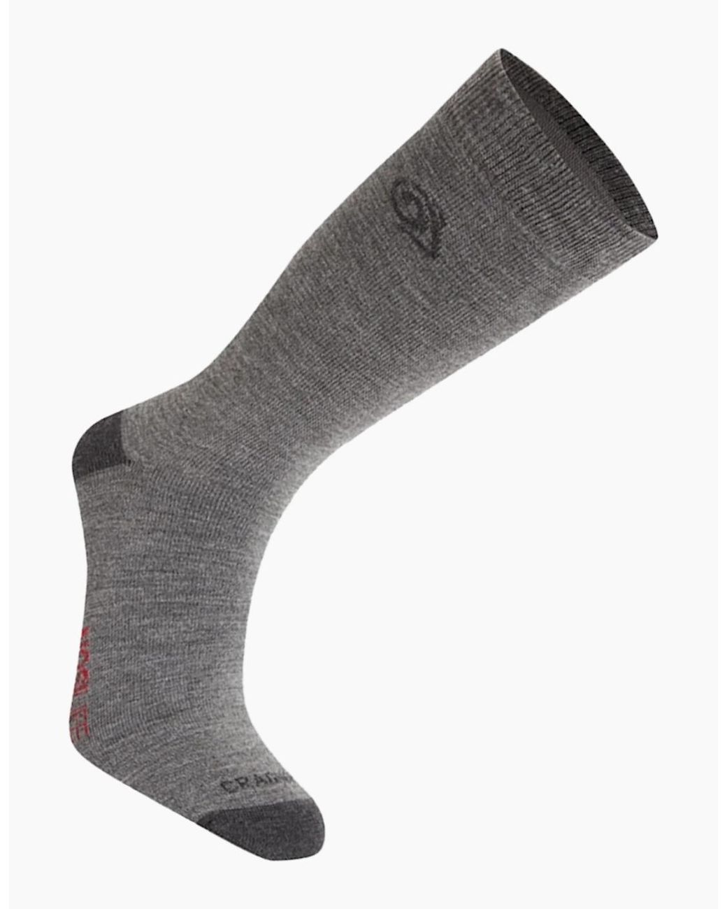 Craghoppers Gray Adult Wool Blend Insect Repellent Boot Socks