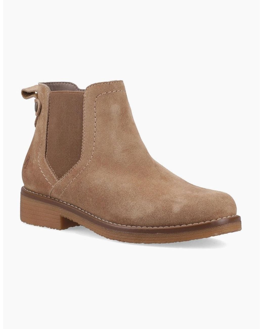 Hush Puppies Brown Maddy Ladies Ankle Boots Ankle Boots Light Tan