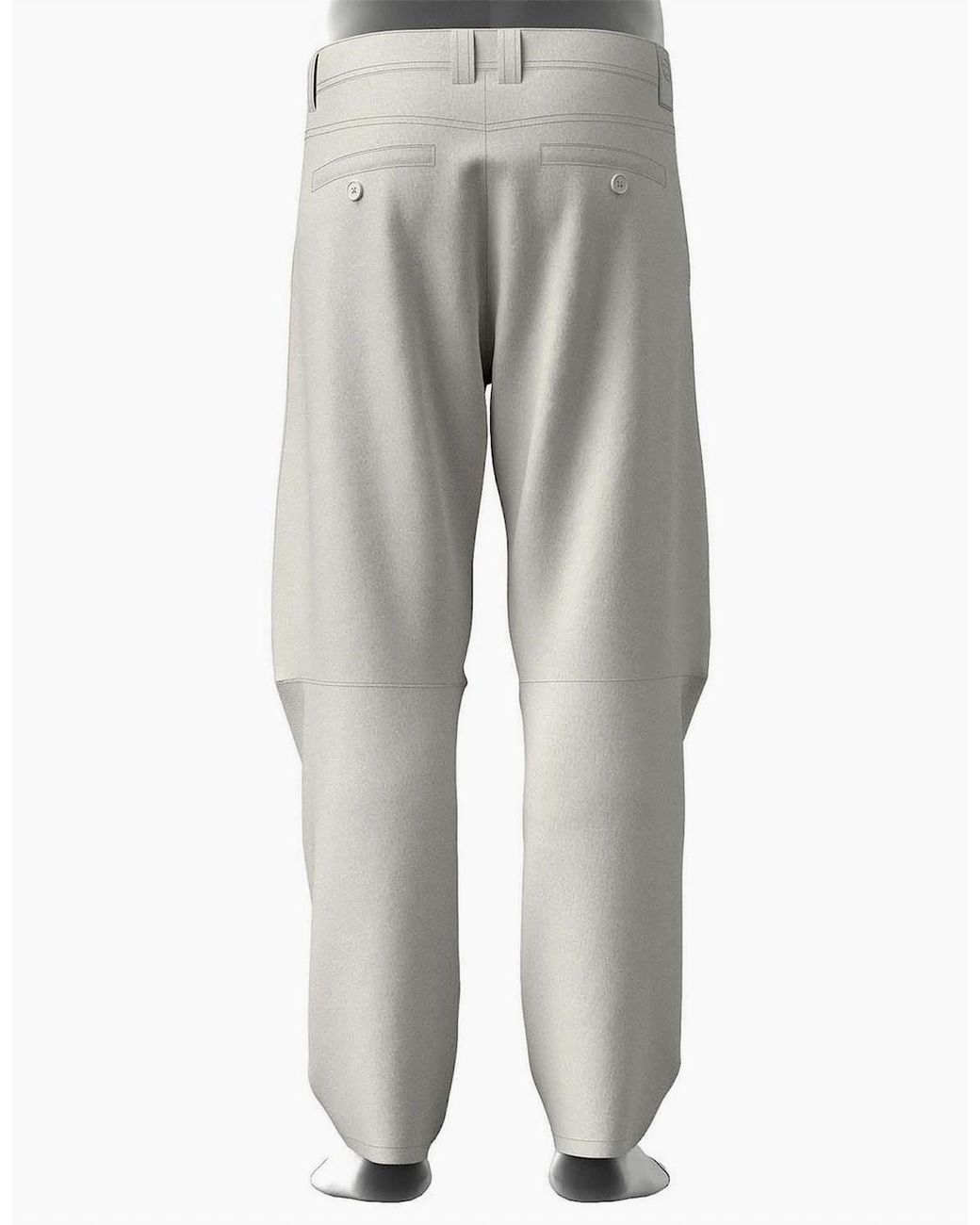 DIESEL Gray Arthur Trousers for men