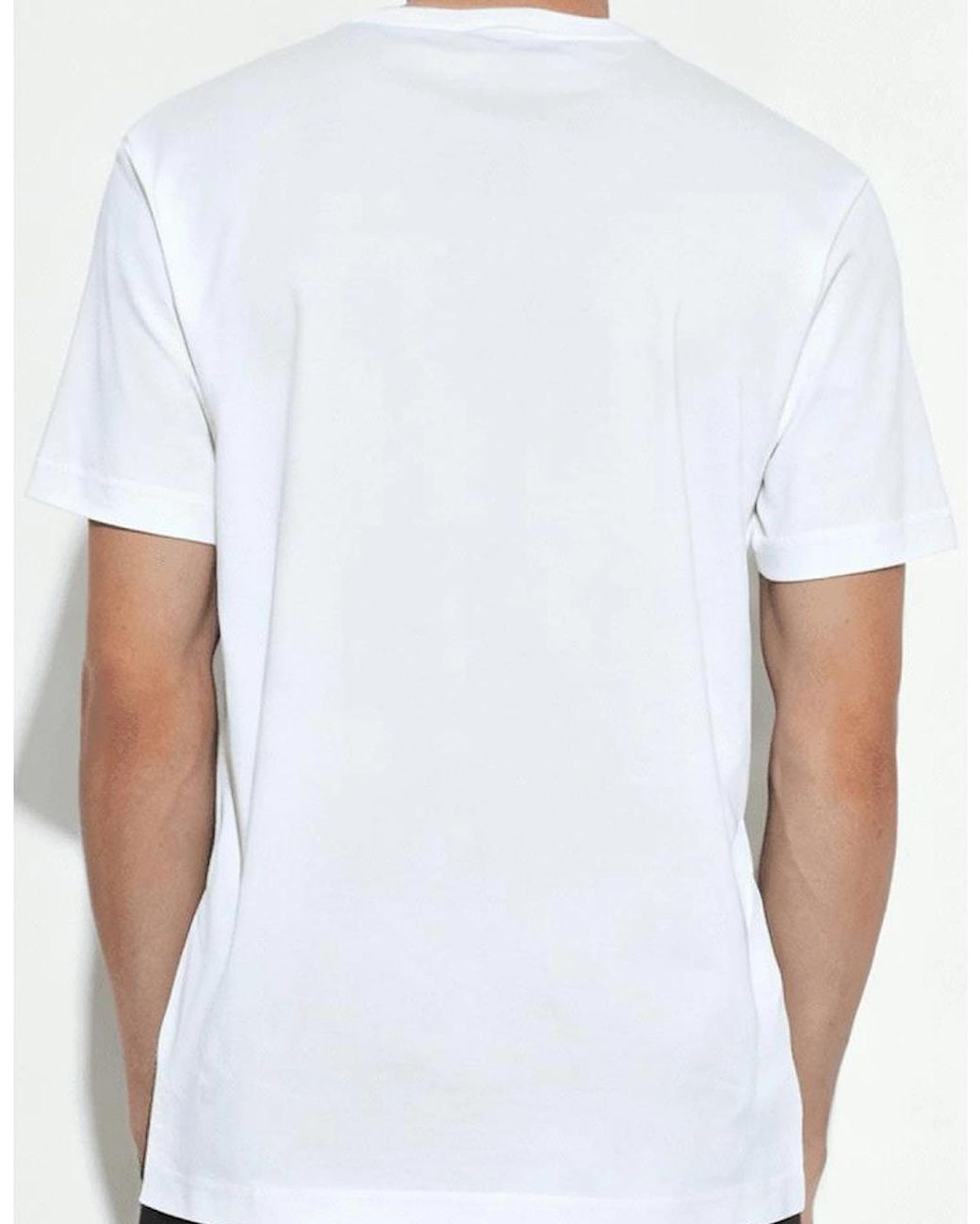 DIESEL White T-Meigor Mercerised Logo T-Shirt for men