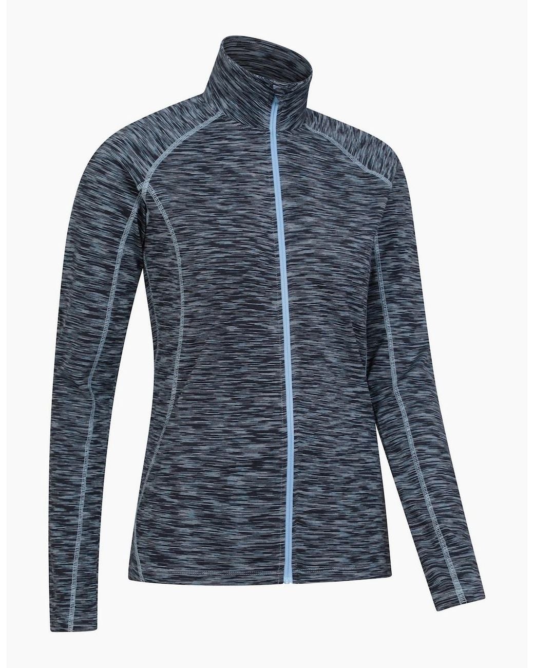 Mountain Warehouse Blue Ladies Bend & Stretch Full Zip Midlayer