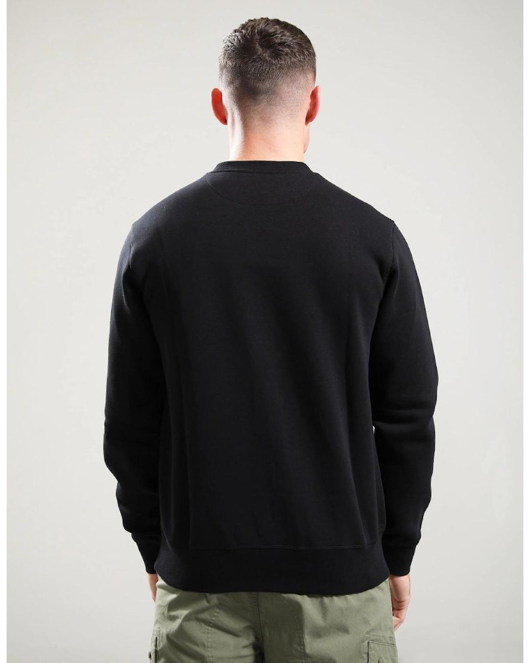 Marshall Artist Black Proccera Crew Neck Sweatshirt for men