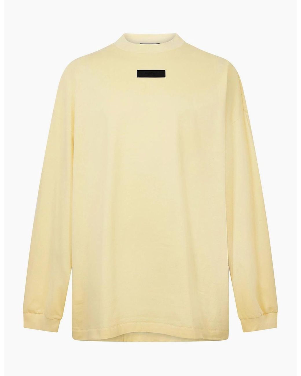 Fear Of God Yellow Long Sleeve T-Shirt for men
