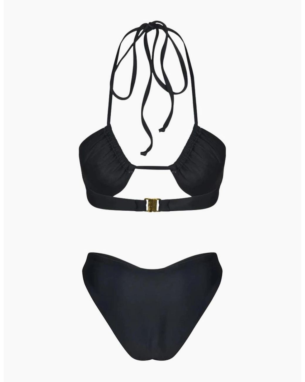 Oceanus Blue Marissa Hand Embroidered Luxe Bikini Bottom