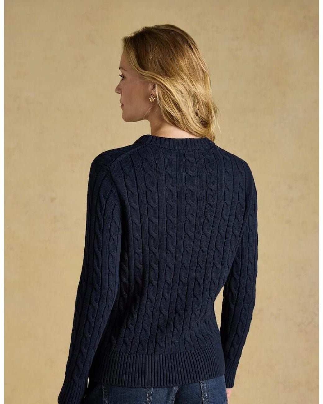 Joules Blue Classic Cable Sweaters