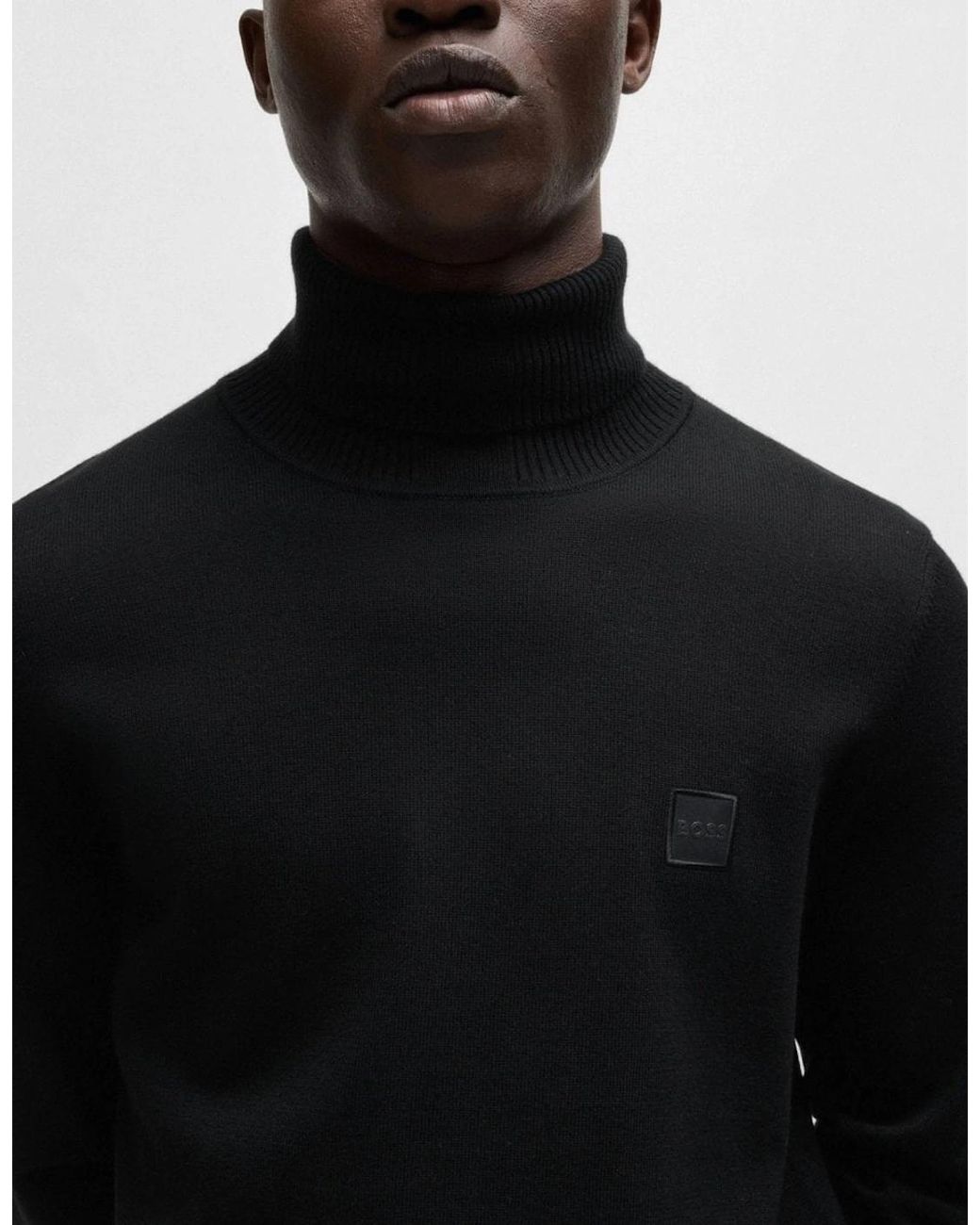 Boss Black Boss Akiro Funnel Neck Jumper for men