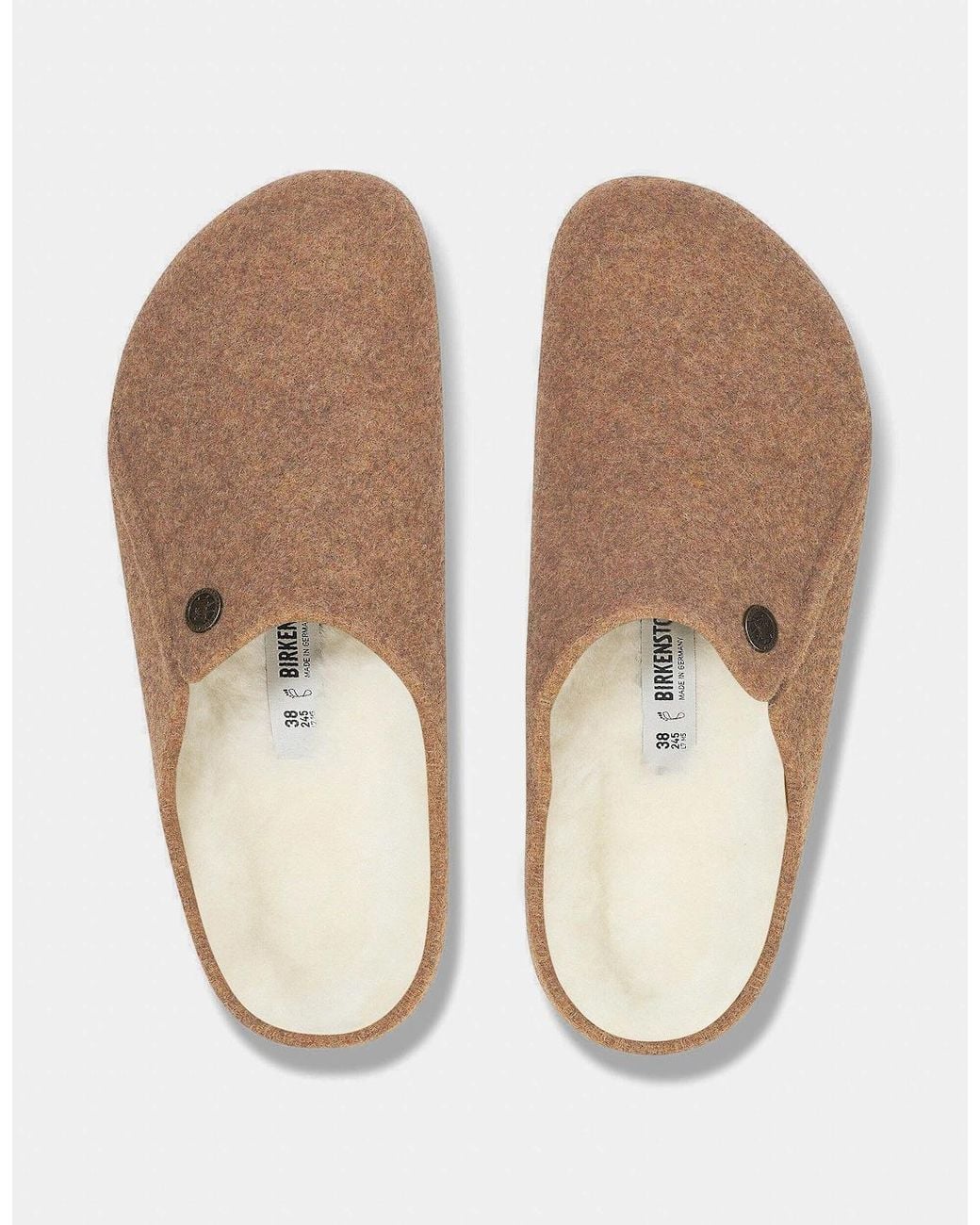 Birkenstock Clogs White Birkenstock Zermatt Shearling Fe Clogs
