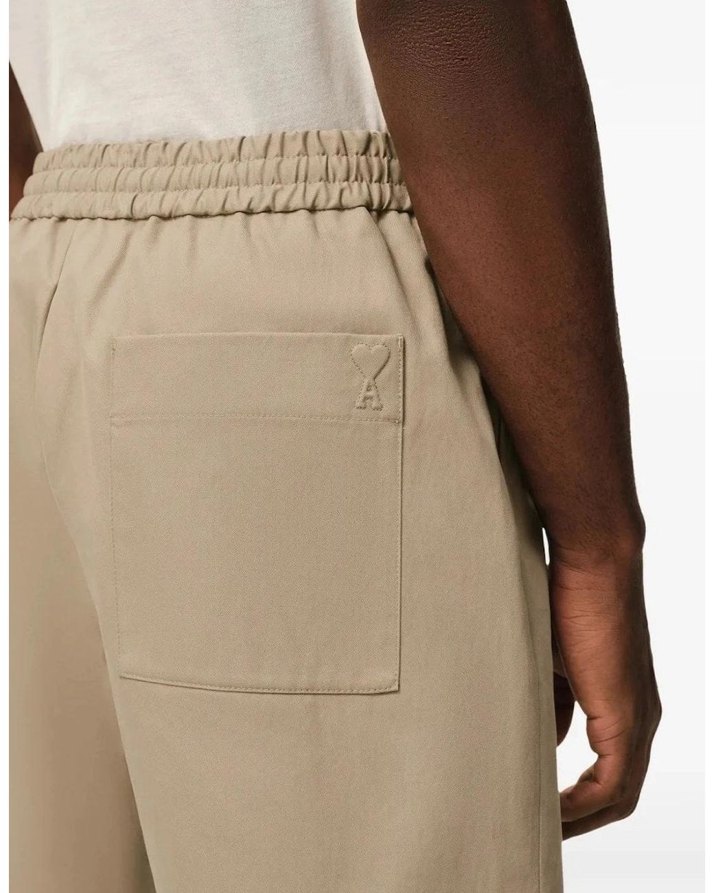 AMI Natural Elasticated Adc Shorts for men