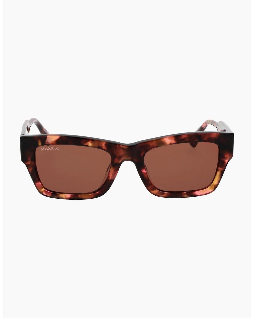 MAX&Co. Brown Sunglasses Mo0081 55E 52