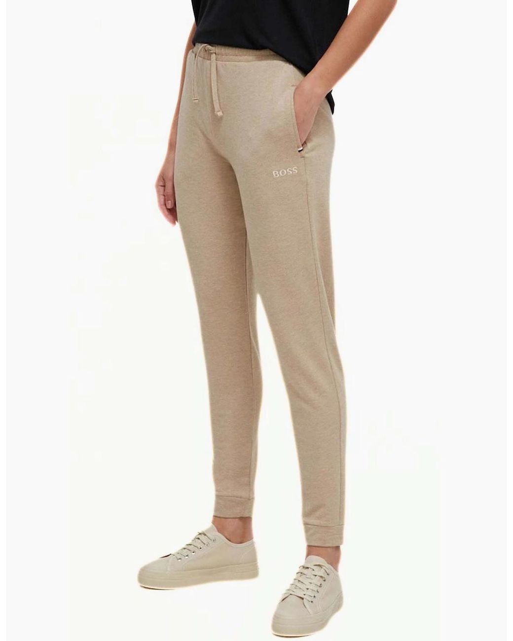 Boss Natural Luxe Modal Loungewear Jogging Bottoms, Medium