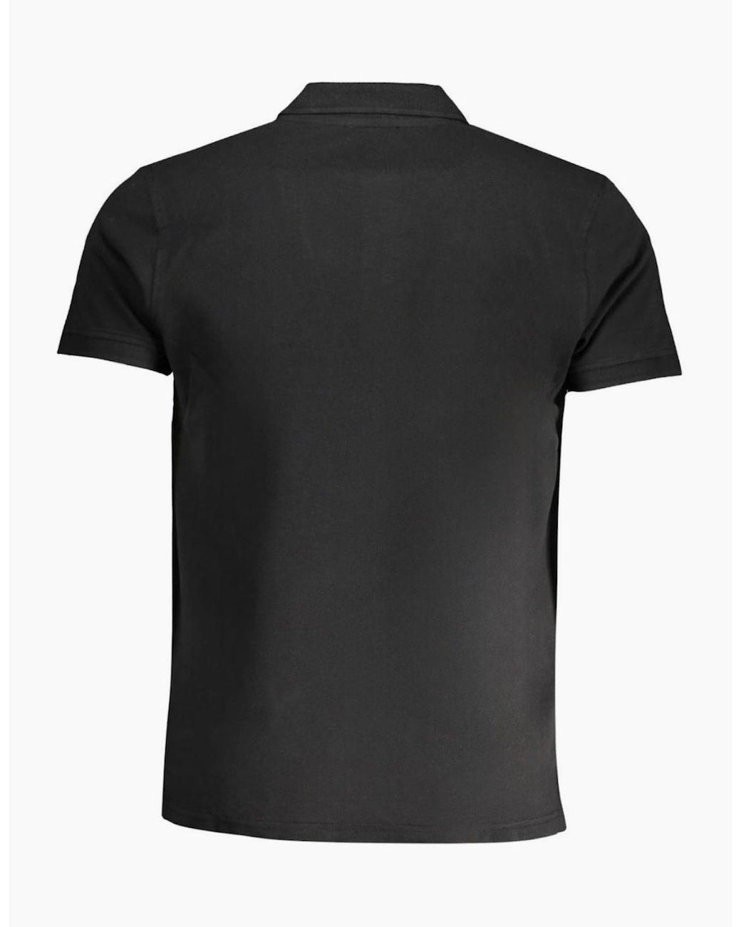 Roberto Cavalli Black Cavalli Class Bold Logo Polo Shirt for men