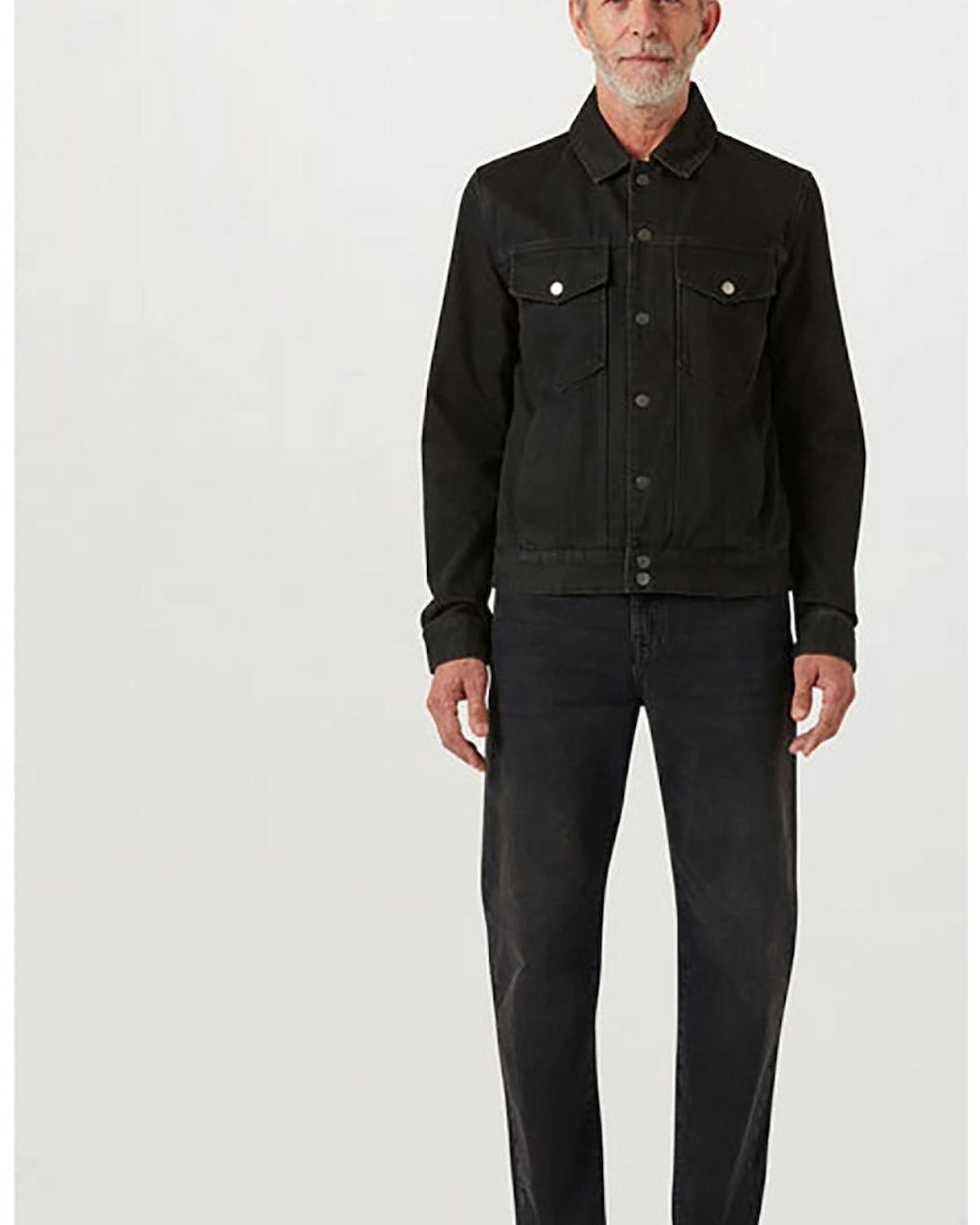 Belstaff Black Piston Trucker Jacket for men