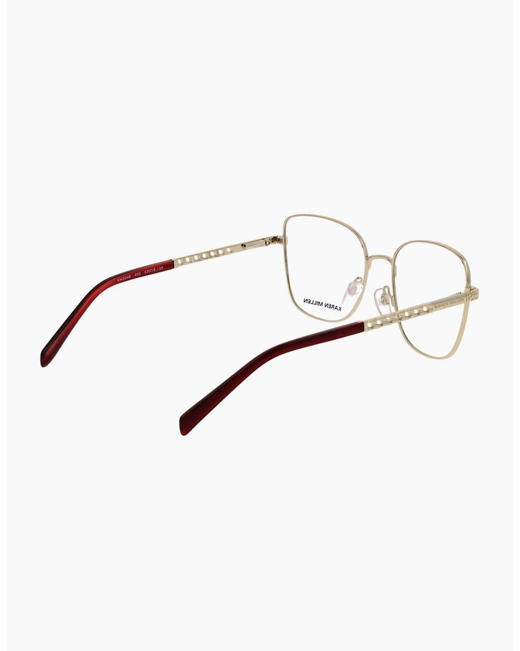 Karen Millen Metallic Optical Frame Km3048 402 53