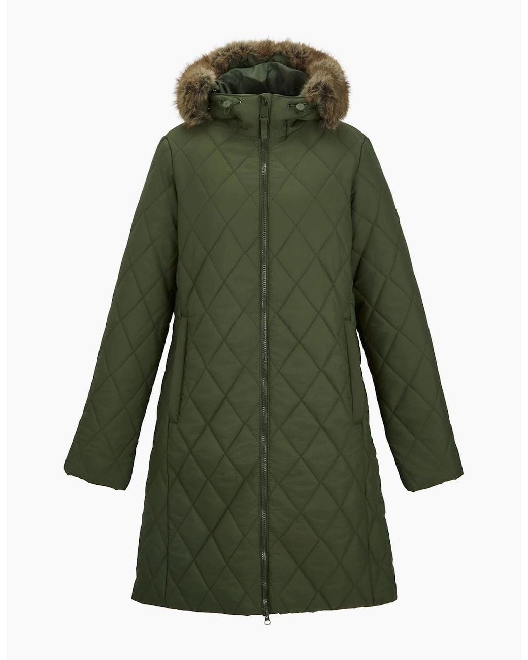 Regatta Green Ladies Fionne Long Length Jacket