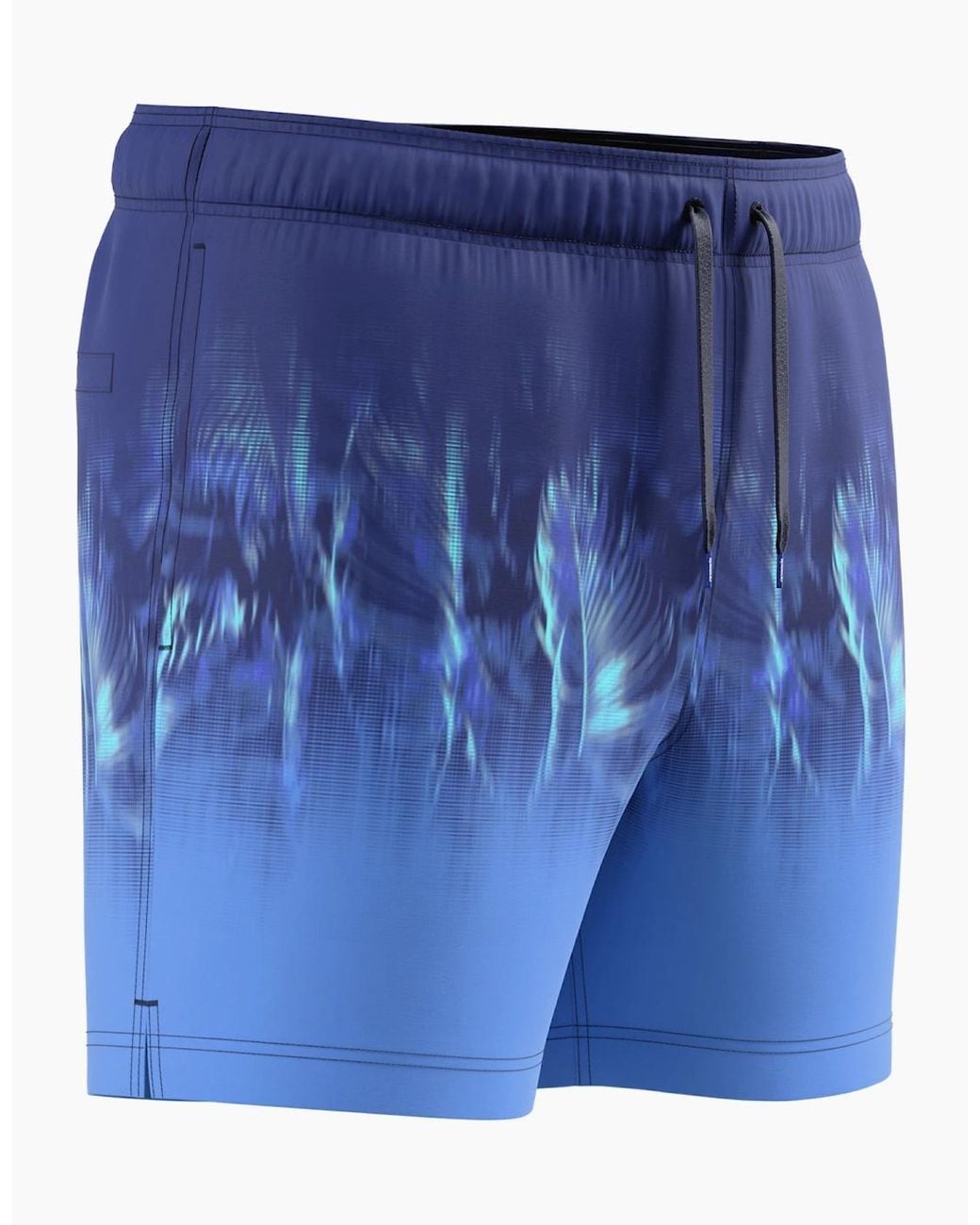 Speedo Blue Engineered Redondo Edge Palm Print Swim Shorts for men