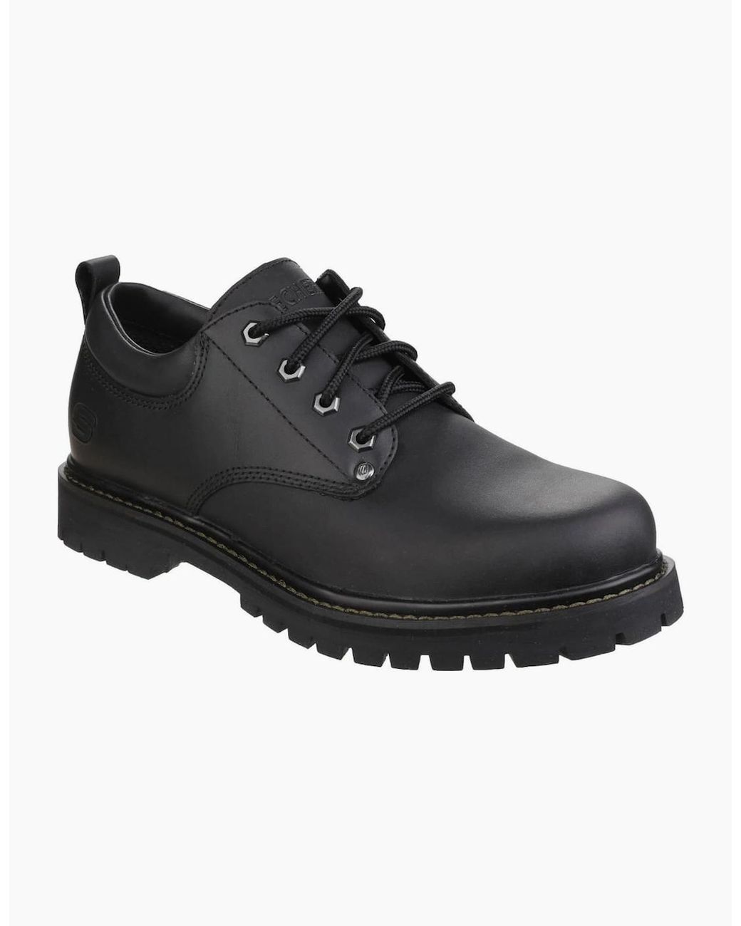 Skechers Black Tom Cats Lace Up Shoes for men