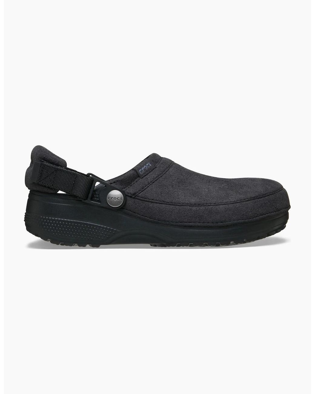 CROCSTM Black Classic Crafted Vegan Textile Blend Clogs