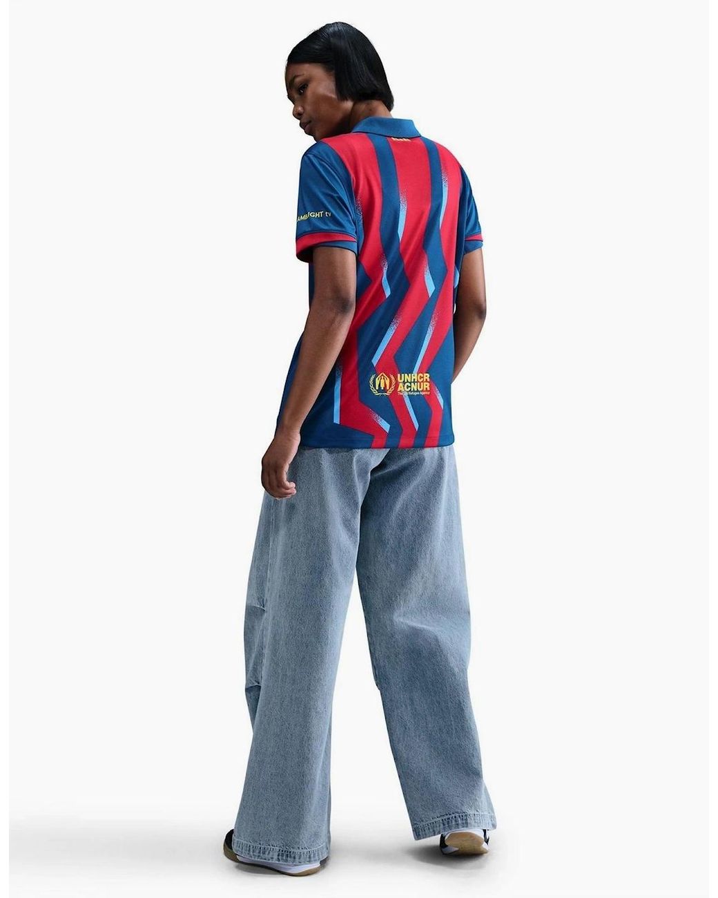 Nike Blue Fcb W Nk Df Jersey
