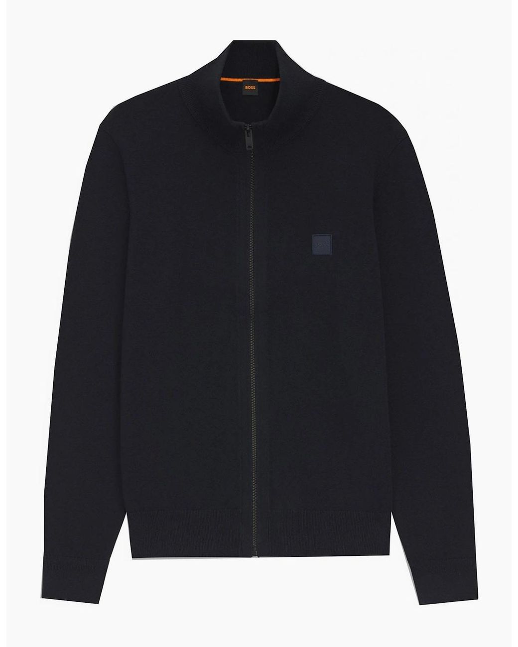 Boss Blue Kano Knitted Zip Jacket for men