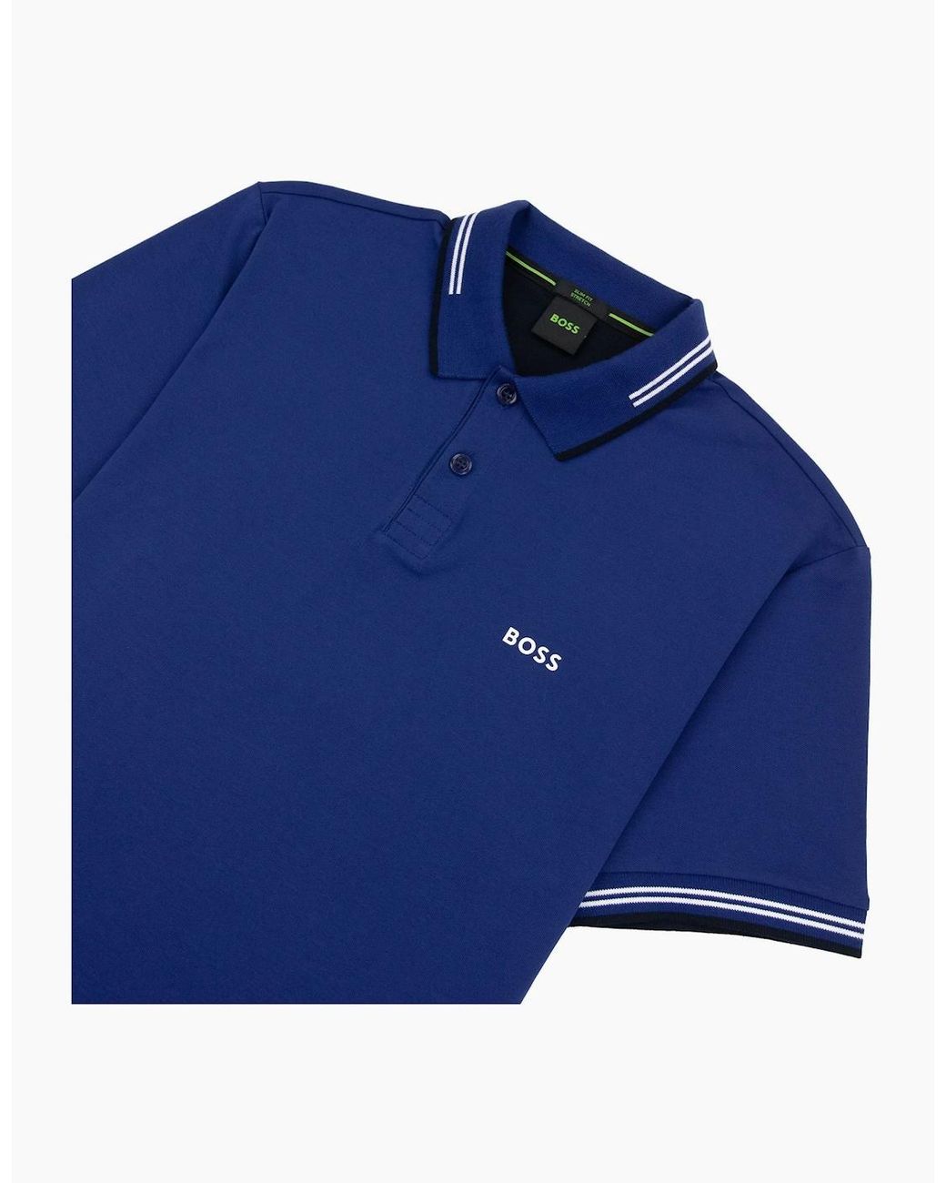Boss Blue Paul Slim Fit Polo Dark 407 for men