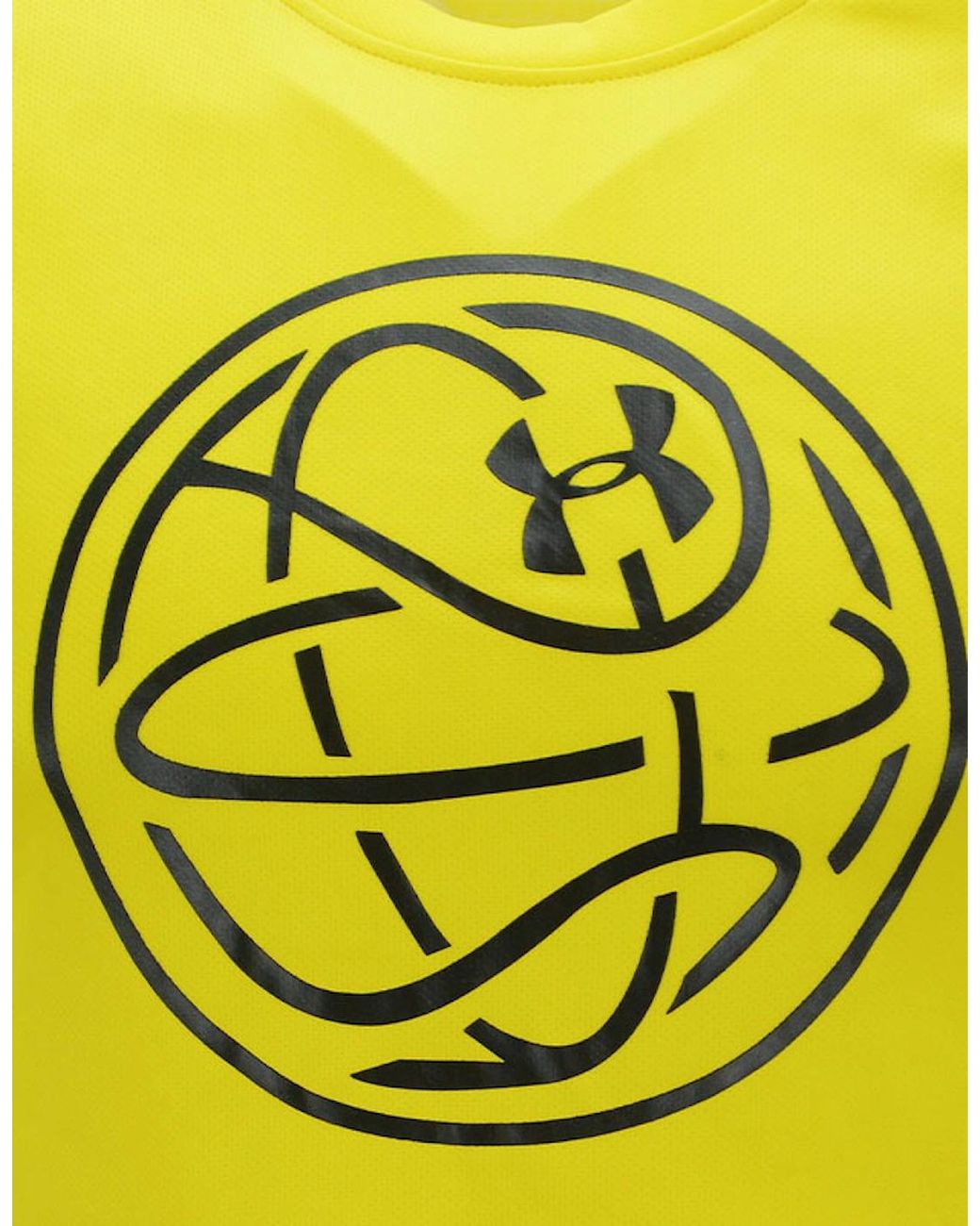 Under Armour Yellow Dri-Fit T Shirts Running Top