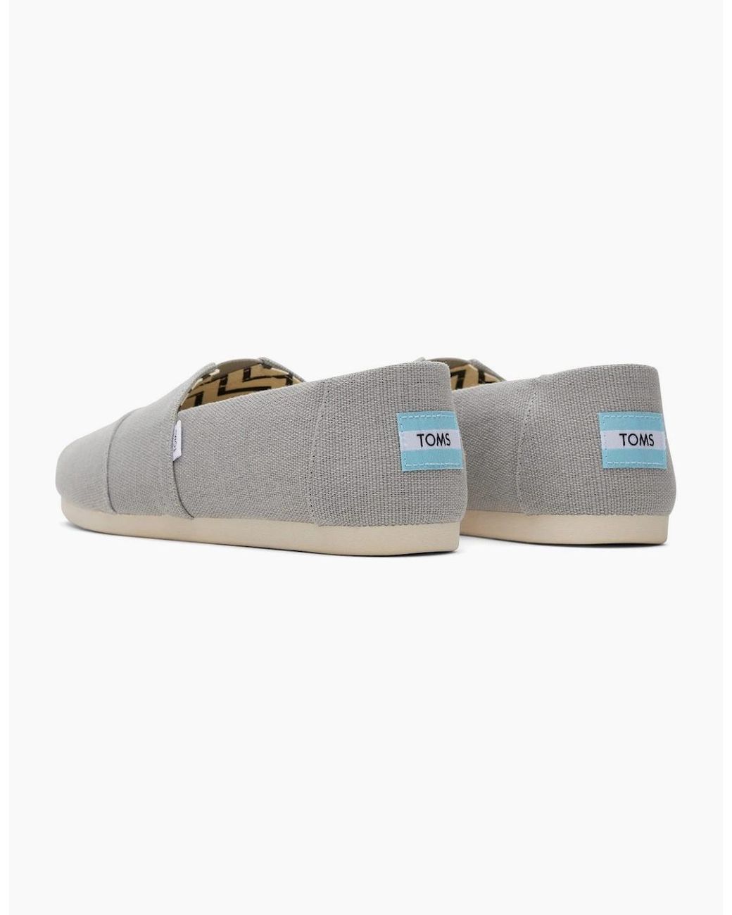 TOMS Gray Alpargata Slip On Shoes for men