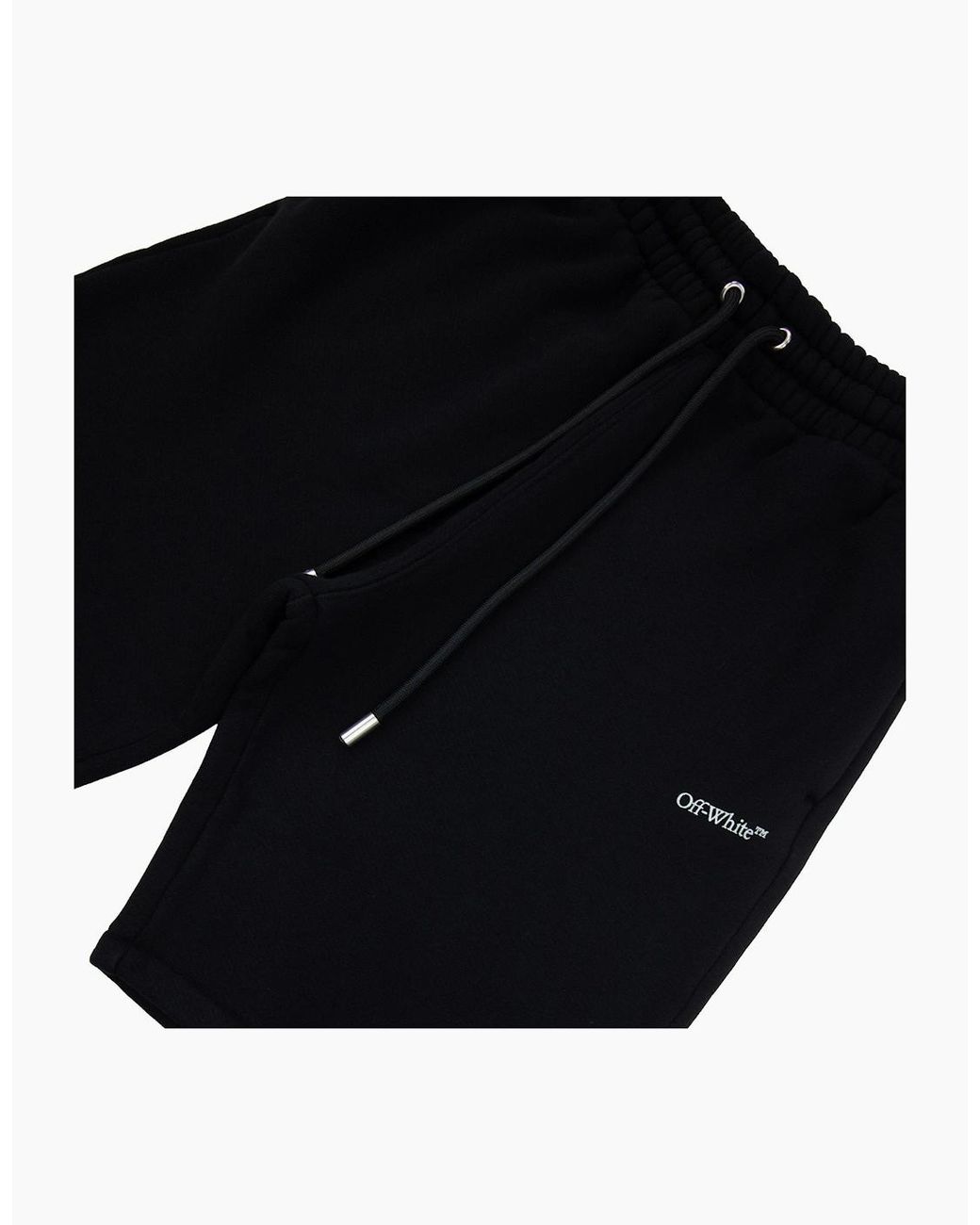 Off-White c/o Virgil Abloh Black Off Vibe Arrow Skate Sweatshorts/Aqua for men