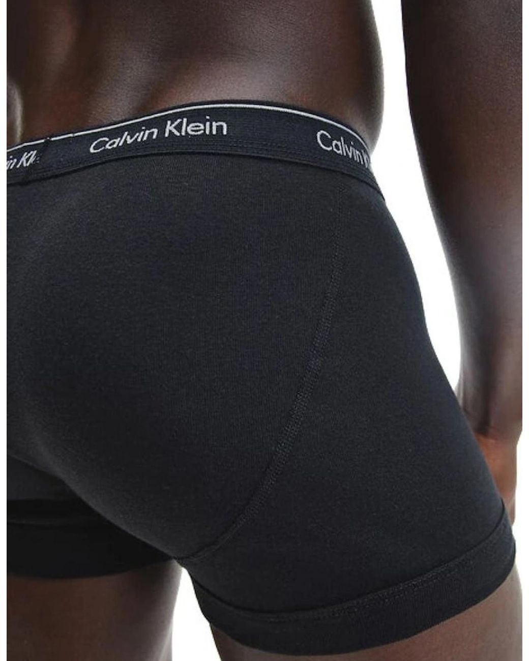 Calvin Klein White 3-Pack Cotton Classics Boxer Trunks for men
