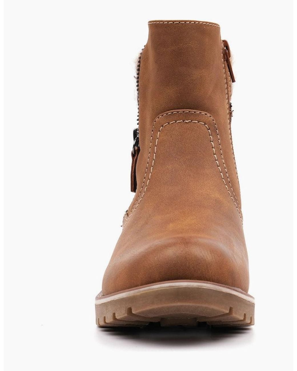 Lunar Brown Breeze Ankle Boots
