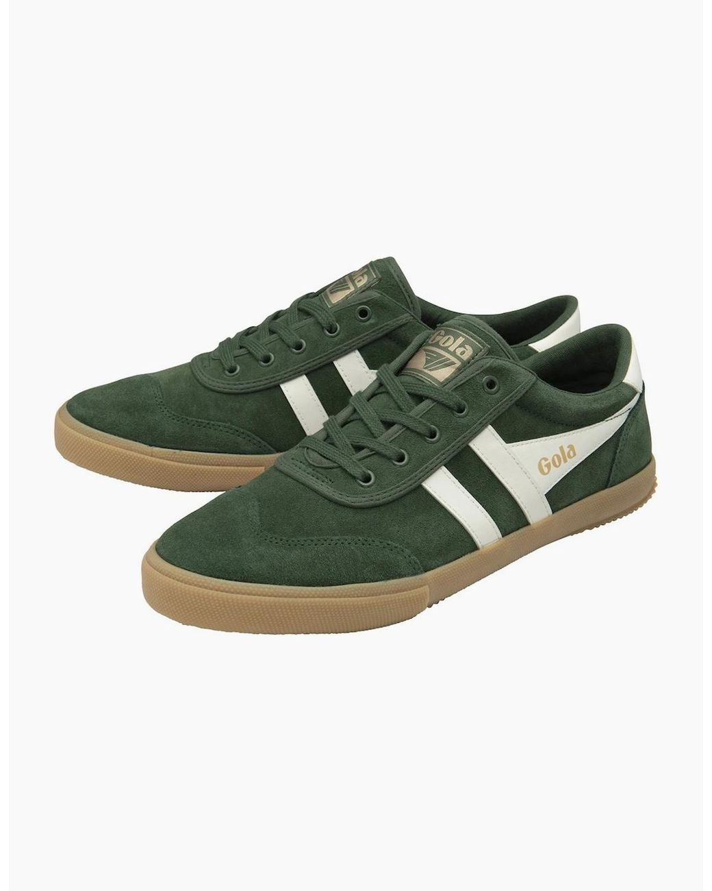 Gola Green Badminton Suede Trainers for men