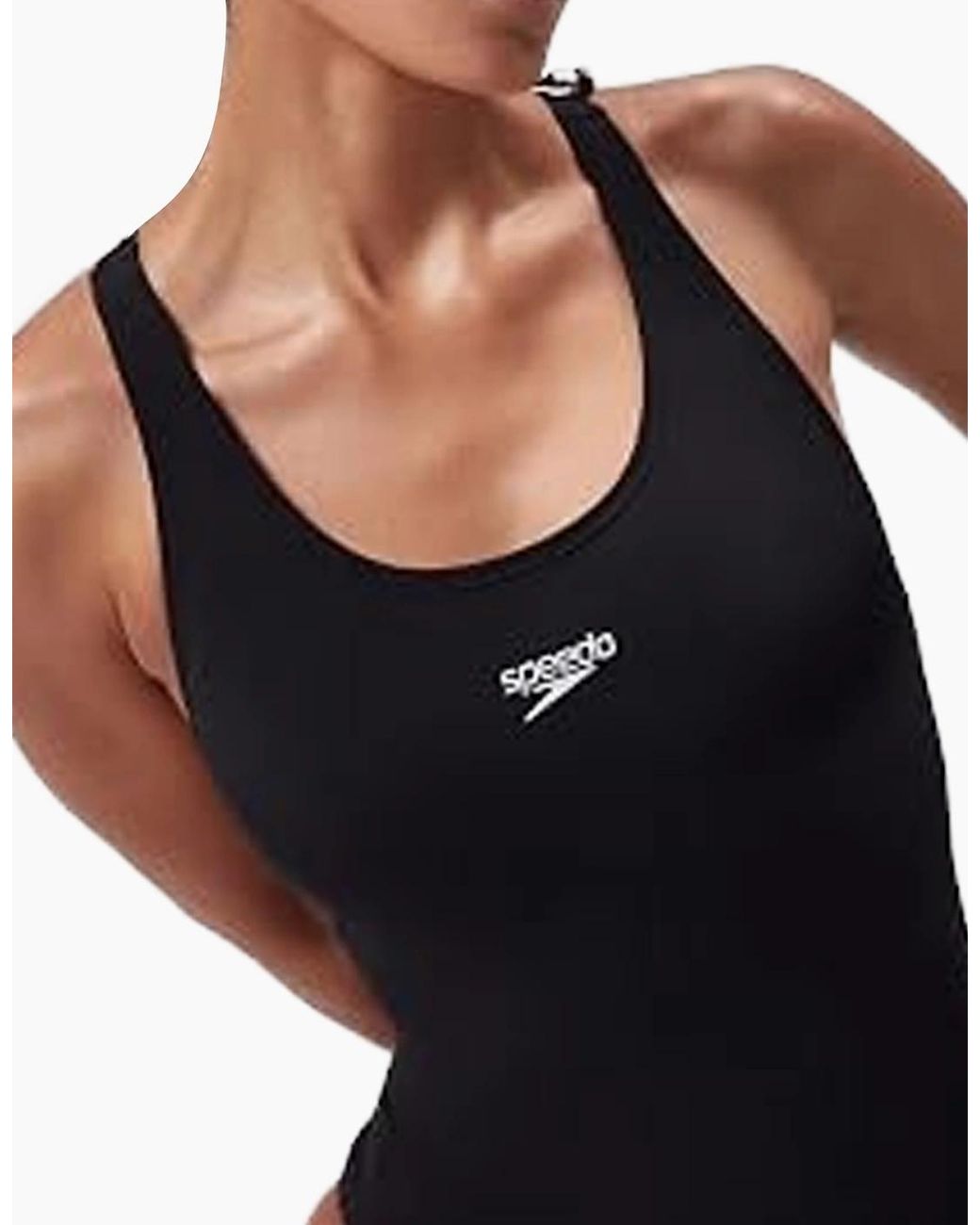 Speedo Black Ladies Eco Endurance+ Costume One Piece Swimsuit