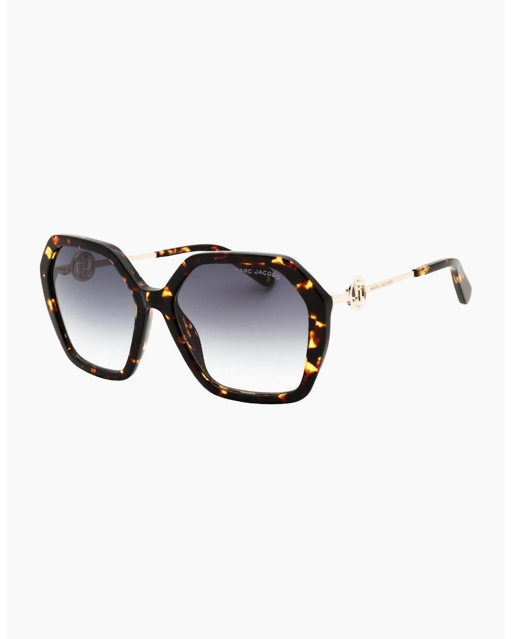 Marc Jacobs Brown Havana Framed Sunglasses