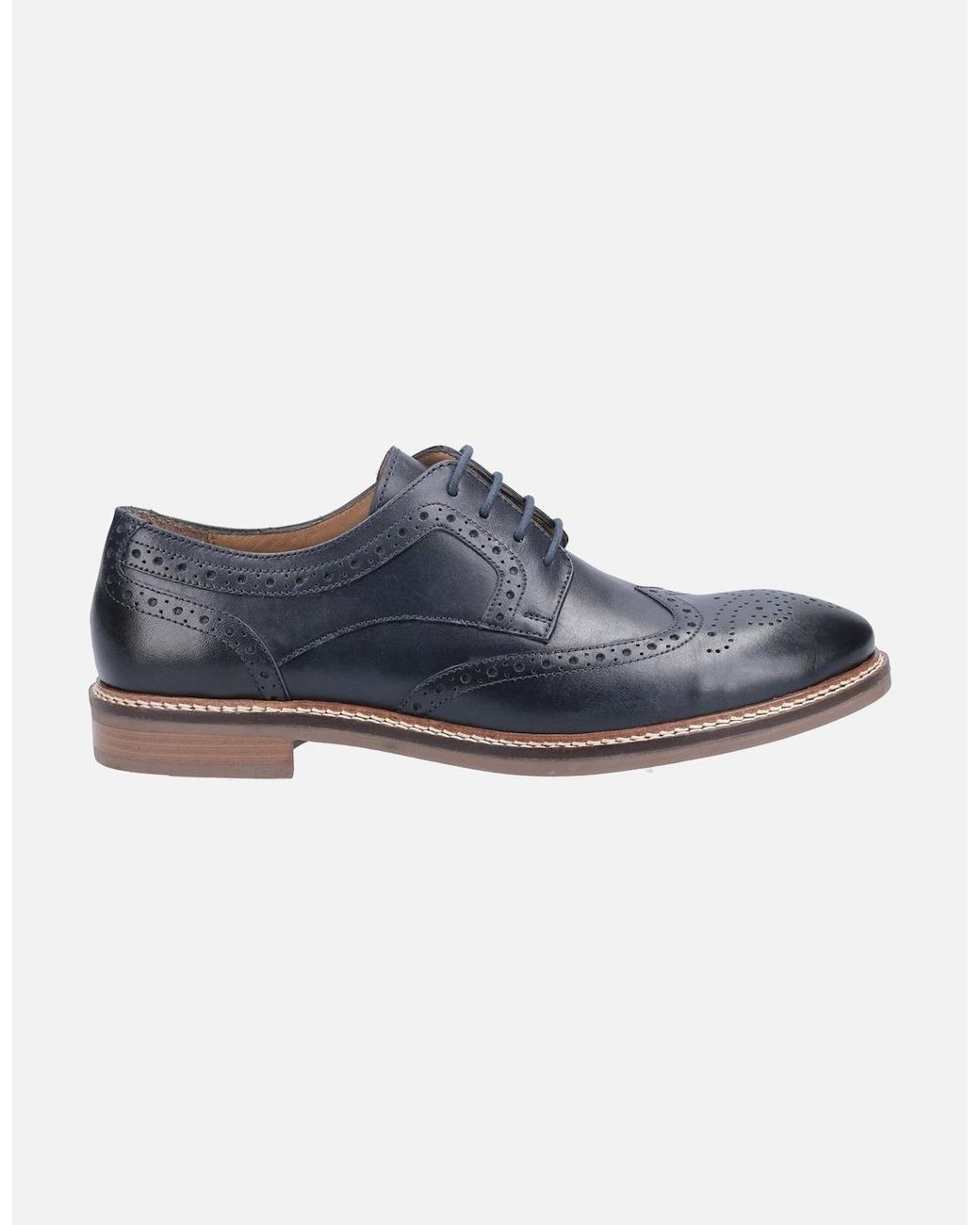 Hush Puppies Blue Bryson Lace Shoes for men