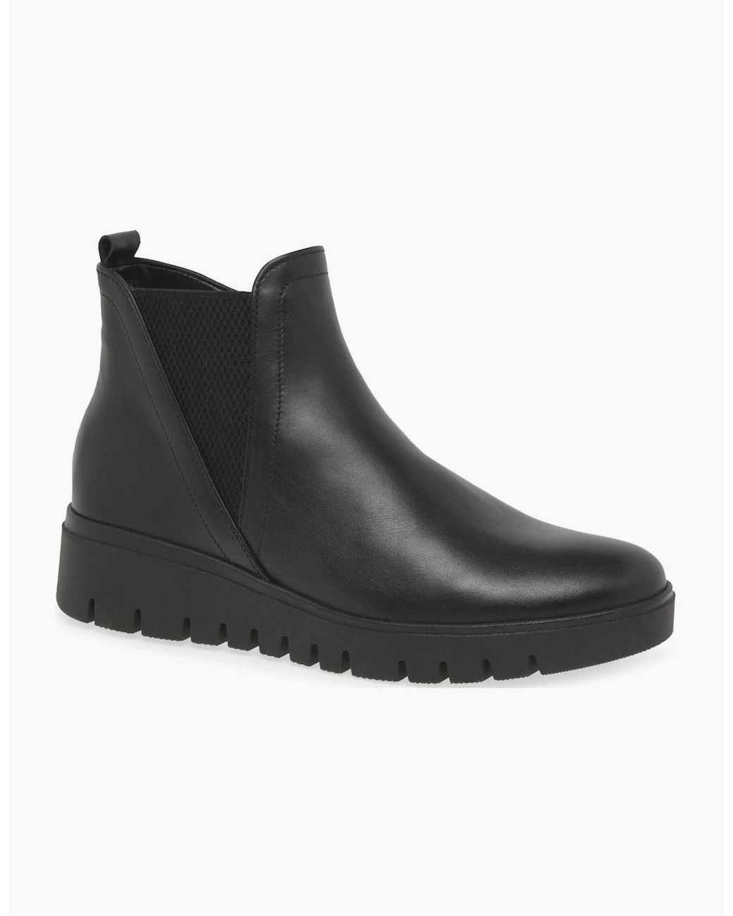 Gabor Black Dublin Chelsea Boots