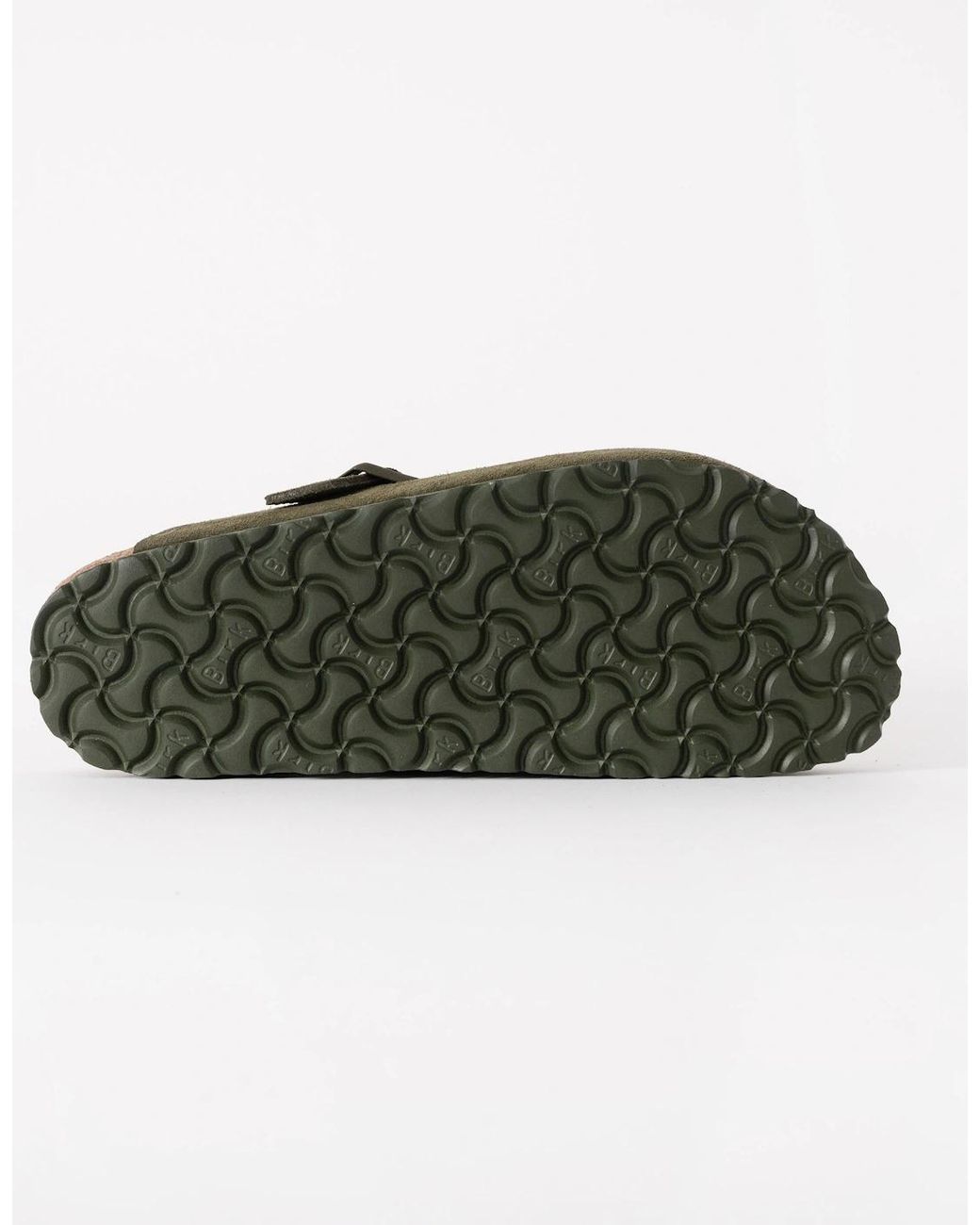 Birkenstock Boston Green Suede Leather Clogs