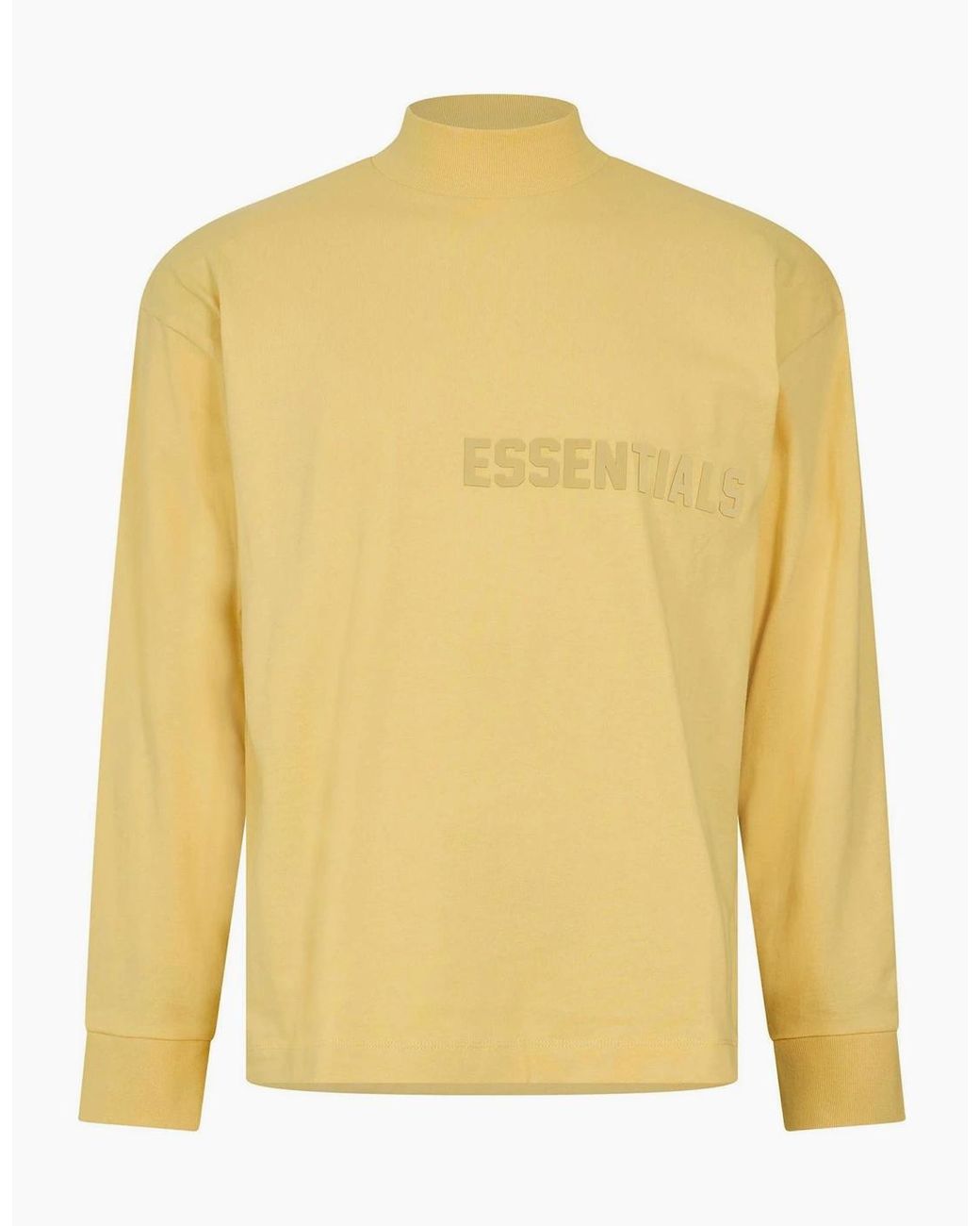 Fear Of God Yellow Long Sleeve T-Shirt for men
