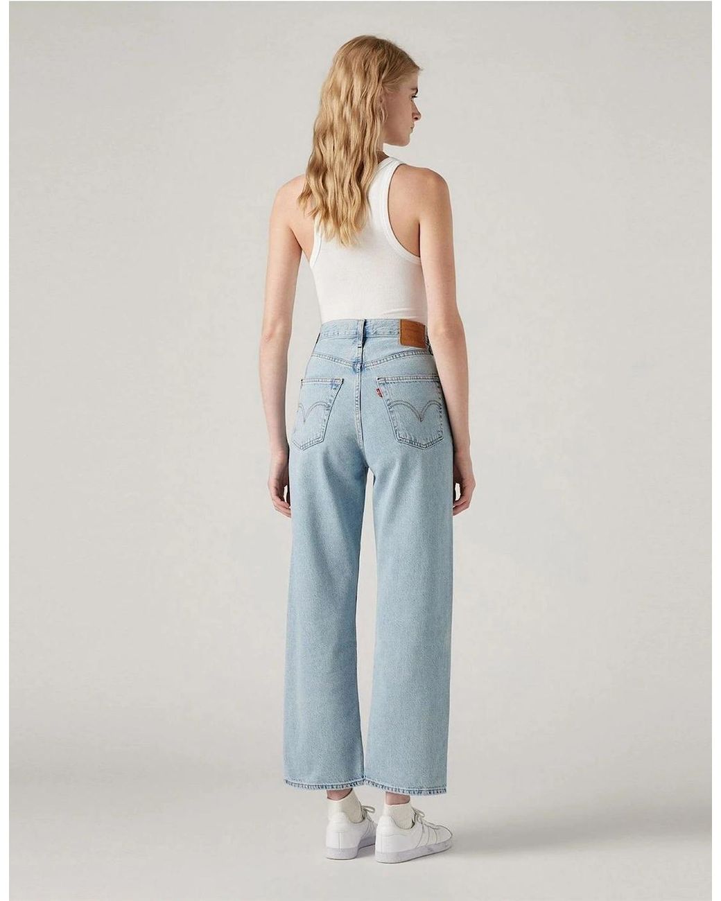 Levi's Blue Levi's Ribcage High Rise Ankle Jeans
